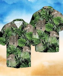 Wolf Summer Vibe Tropical Hawaiian Shirt