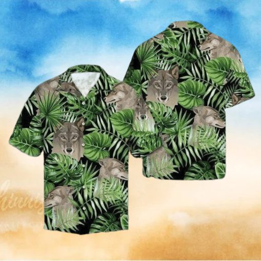 Wolf Summer Vibe Tropical Hawaiian Shirt