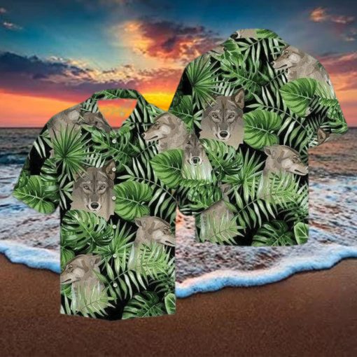 Wolf Summer Vibe Tropical Hawaiian Shirt