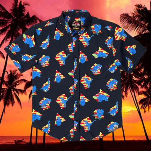 XS Jurassic Park Retro 65 Million Bc Hawaiian Shirt