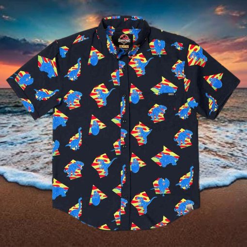 XS Jurassic Park Retro 65 Million Bc Hawaiian Shirt