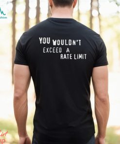 You Wouldn’t Exceed A Rate Limit Shirt