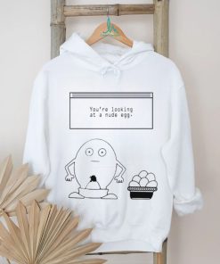 You’re looking at a nude egg art shirt