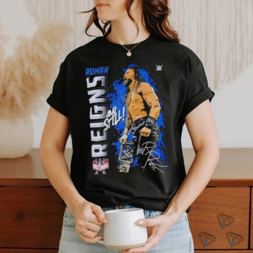 Youth 500 Level Black Roman Reigns And Still T Shirt