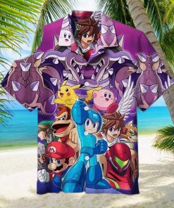 Zelda Pokemon And Mario Party Summer Hawaiian Shirt