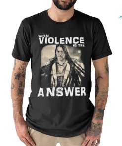 Zimranjacob Danny Trejo When Violence Is The Answer Shirt