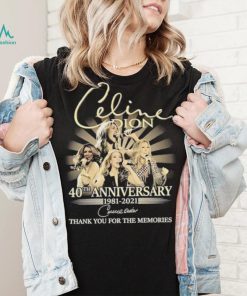 celine dion 40th anniversary signature shirt T Shirt