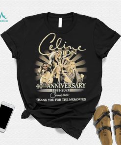 celine dion 40th anniversary signature shirt T Shirt