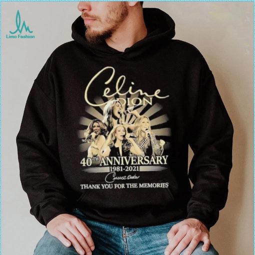 celine dion 40th anniversary signature shirt T Shirt