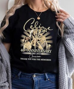 celine dion 40th anniversary signature shirt T Shirt