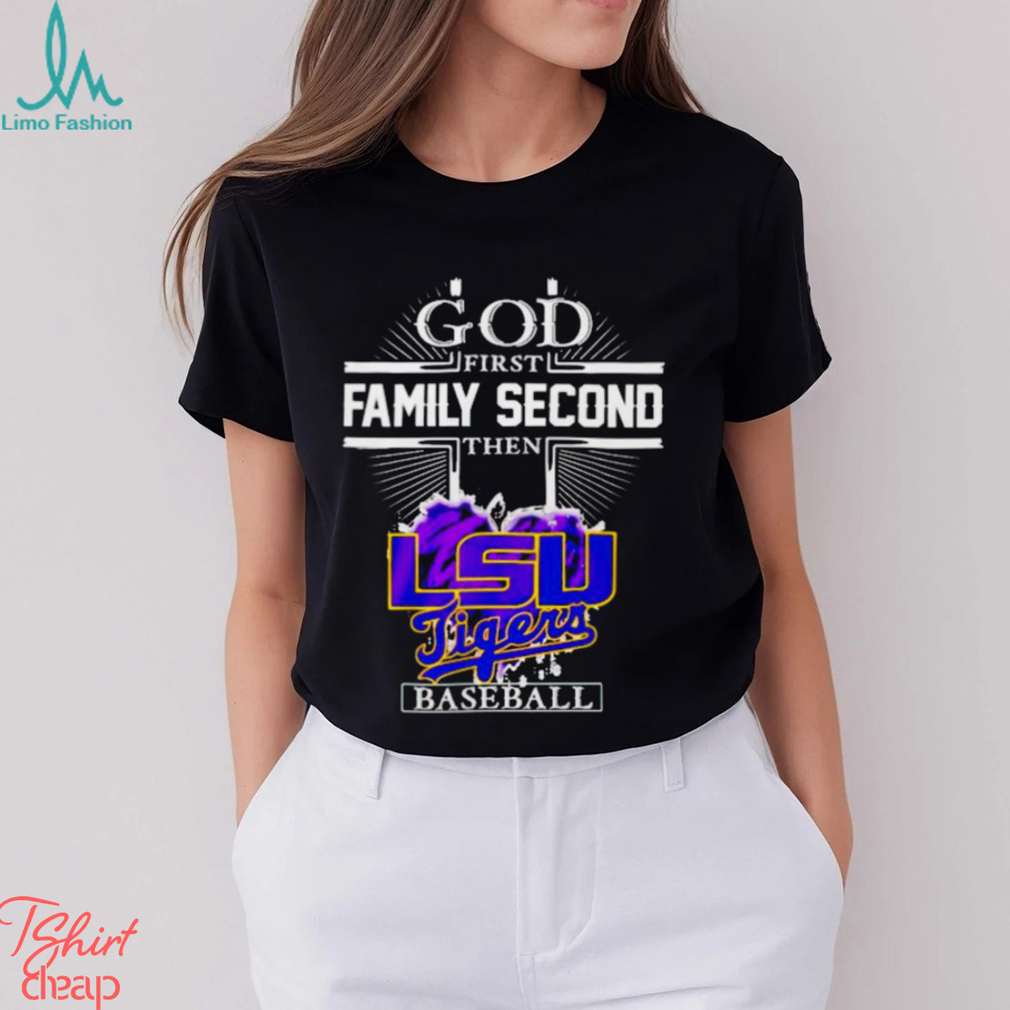 God First Family Second Then Dodgers Baseball Shirt, hoodie, sweater, long  sleeve and tank top