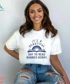 jack hopkins its a beautiful day to read banned books art shirt shirt trang