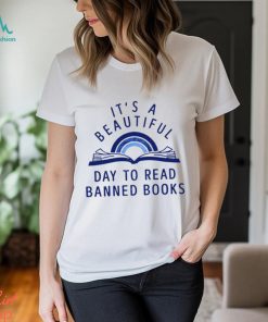 jack hopkins its a beautiful day to read banned books art shirt shirt trang