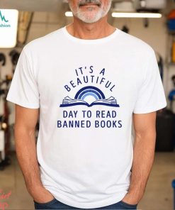 jack hopkins its a beautiful day to read banned books art shirt shirt trang