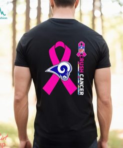 los Angeles Rams NFL Crush Cancer T Shirt