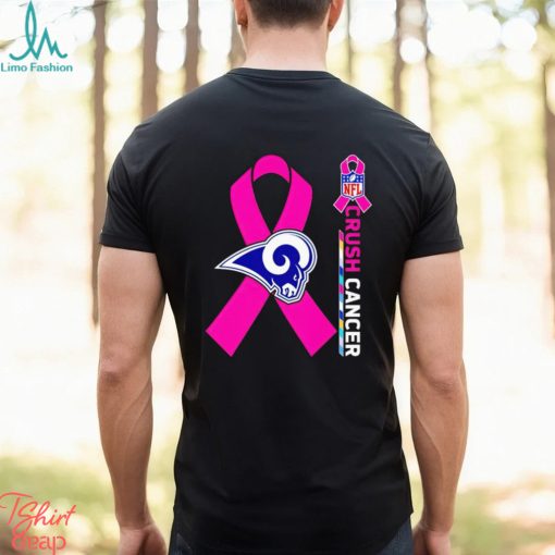 los Angeles Rams NFL Crush Cancer T Shirt