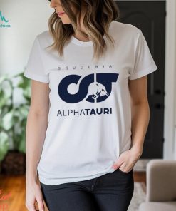 scuderia alphatauri logo shirt shirt trang