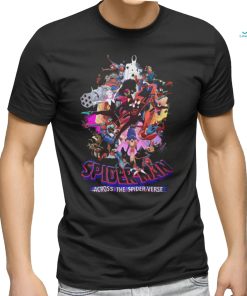 spideran across the spider verse shirt