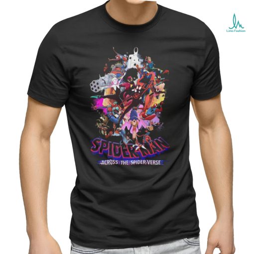 spideran across the spider verse shirt