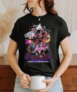 spideran across the spider verse shirt