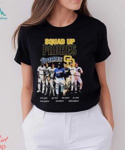 squad Up Padres All Players Signatures shirt