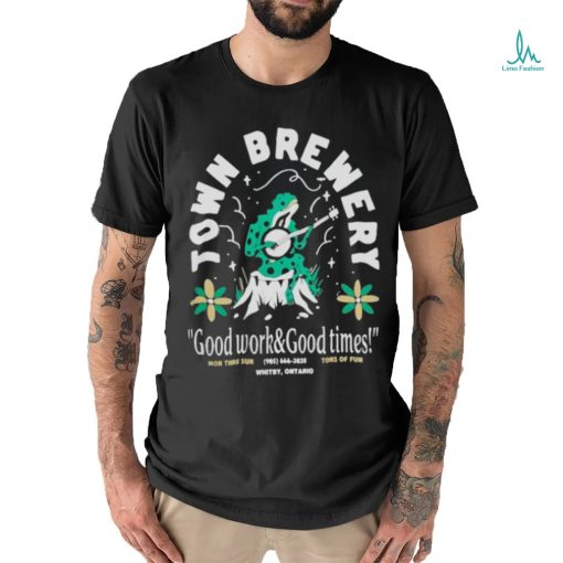 town Brewery Merch Banjo Frog Shirt