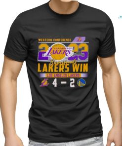 western Conference 2023 Semi Finals Lakers win shirt