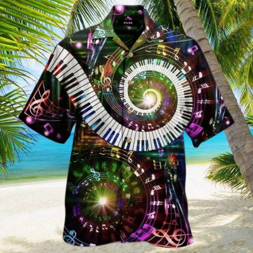 10 Fingers 88 Keys Piano Hawaiian Shirt