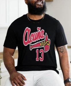 13 atlanta braves acuna baseball shirt - Limotees