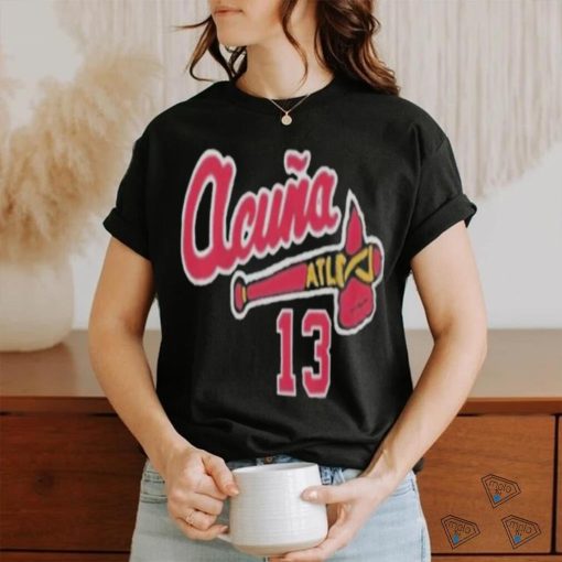 13 atlanta braves acuna baseball shirt