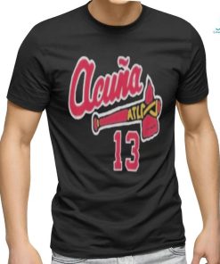 13 atlanta braves acuna baseball shirt