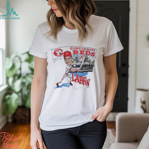 1990 Barry Larkin T Shirt Vintage Cincinnati Reds Baseball Caricature Cartoon 90S Sweatshirt T Shirt
