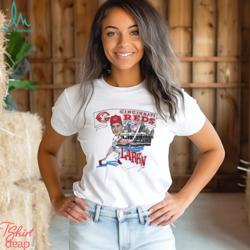 1990 Barry Larkin T Shirt Vintage Cincinnati Reds Baseball Caricature Cartoon 90S Sweatshirt T Shirt