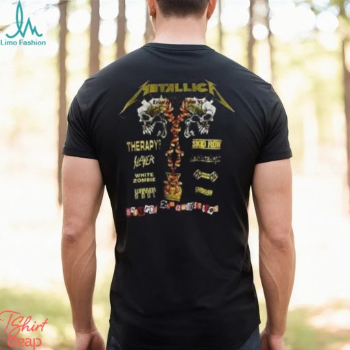 1995 Metallica Donnington Park Tour Merch, Metallica Rock Band Shirt, Metallica Donnington Park Concert Shirt