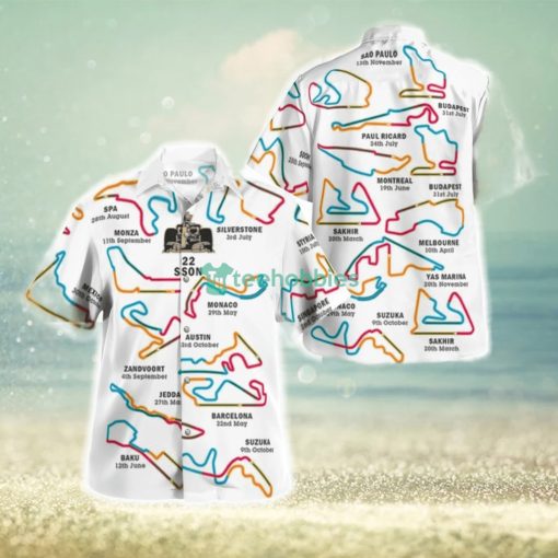 2022 Formula 1 Calendar Hawaiian Shirt Best Style For Men Women