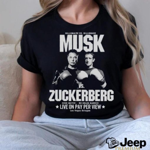 2023 Elon Musk Vs Mark Zuckerberg Live On Pay Per View Shirt
