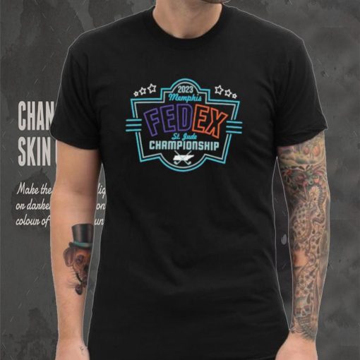 2023 FedEx St. Jude Championship Ahead Instant Classic Neon Sign Tri Blend T Shirts
