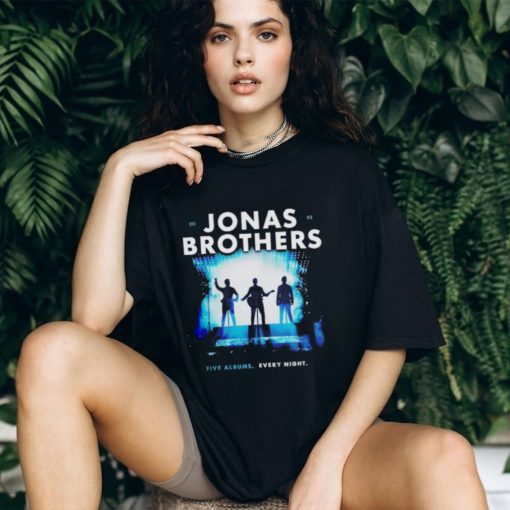 2023 Jonas Brothers five albums every night shirt