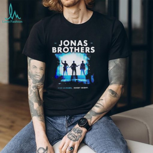 2023 Jonas Brothers five albums every night shirt