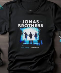 2023 Jonas Brothers five albums every night shirt