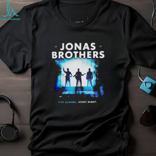 2023 Jonas Brothers five albums every night shirt