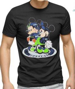 2023 NFL Seattle Seahawks Mickey Mouse And Minnie Mouse Shirt