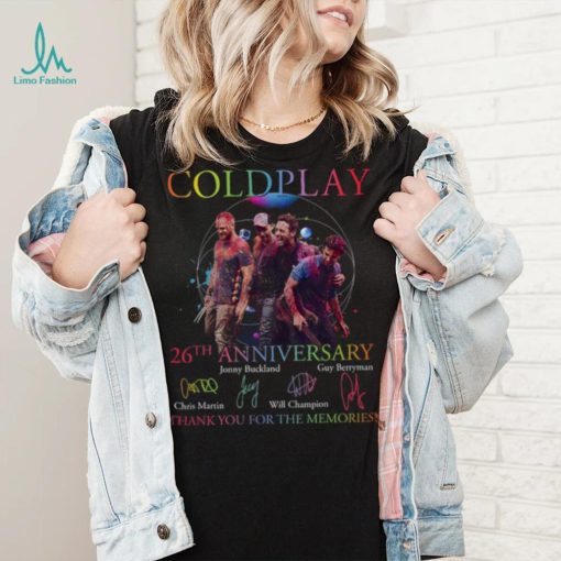26th Anniversary With Signs tshirt