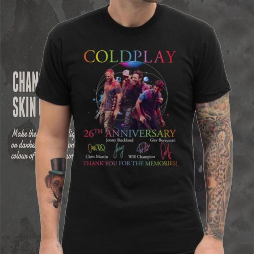 26th Anniversary With Signs tshirt