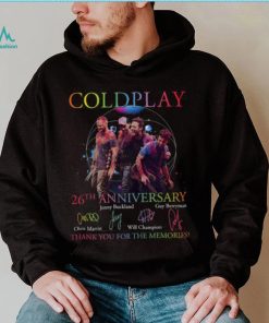 26th Anniversary With Signs tshirt