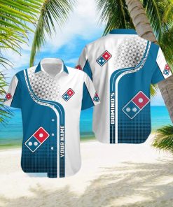 3D All Over Printed Domino’s Pizza Unique Hawaiian Shirt Best Summer Gift Custom Name