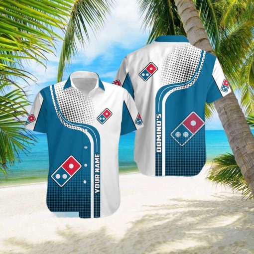 3D All Over Printed Domino’s Pizza Unique Hawaiian Shirt Best Summer Gift Custom Name