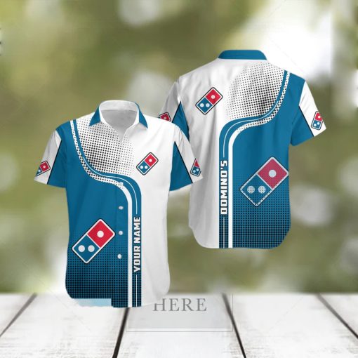 3D All Over Printed Domino’s Pizza Unique Hawaiian Shirt Best Summer Gift Custom Name