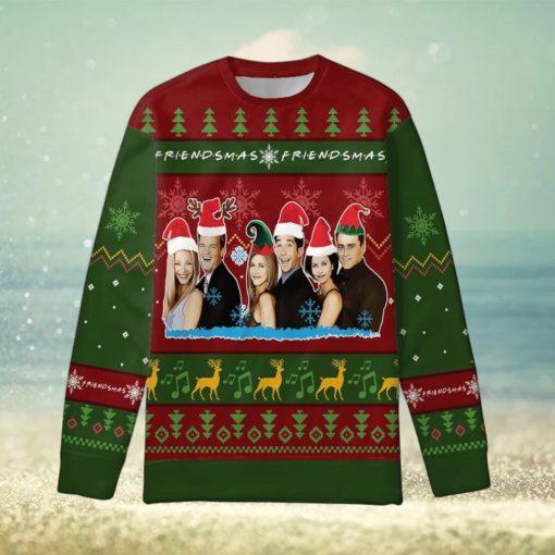 3D Print Friends Ugly Christmas Sweater Christmas Gift For Men And Women