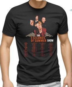 5 Seconds Of Summer 5SOS World Tour 2023 2024 Short Sleeve T Shirt